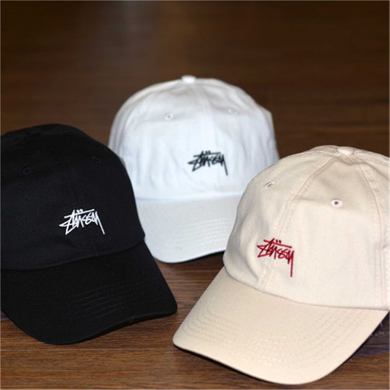 Nón lưỡi trai thêu chữ Stussy thời trang cá tính