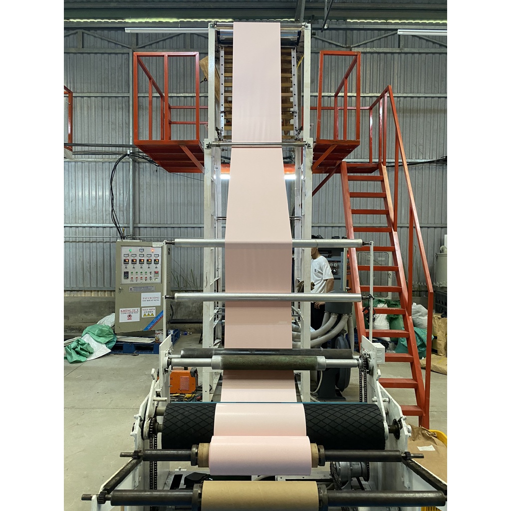 Túi Gói Hàng Niêm Phong SEN93 -Hồng Phấn tiết kiệm -Cuộn 100 Cái Có SẴN Keo Dán/CHỐNG NƯỚC-Free In Từ 70 Cuộn