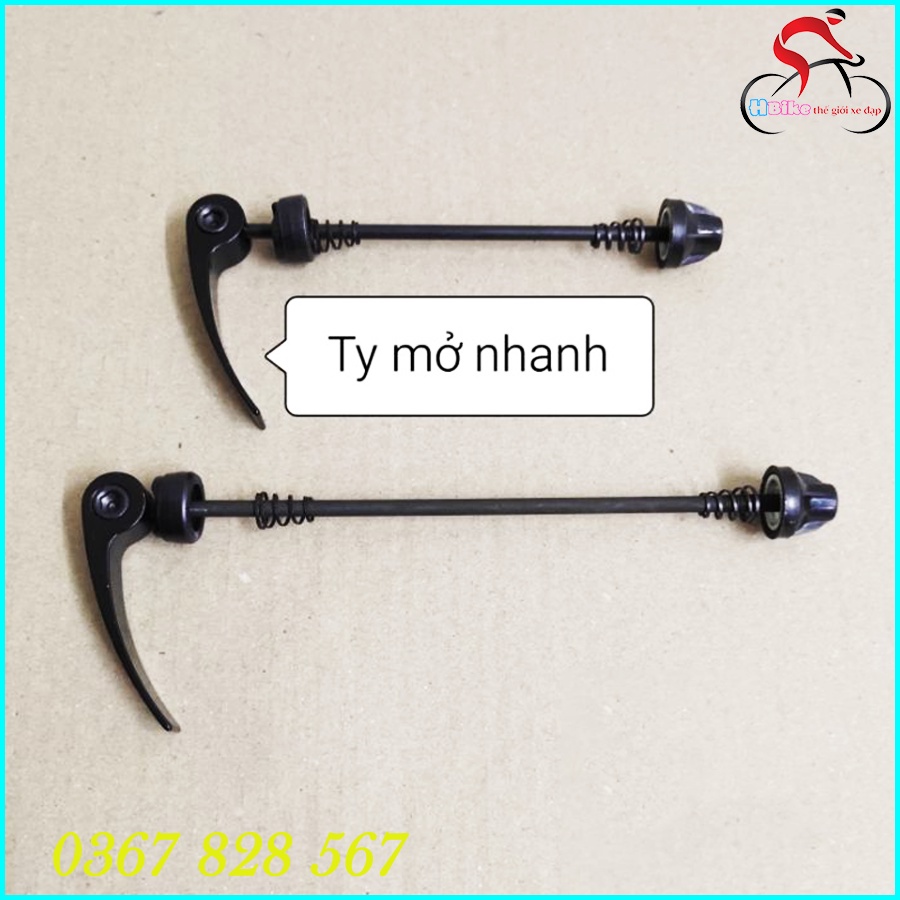 Trục Rỗng Và Ty Kẹp Mở Nhanh Bánh Xe Đạp Thể Thao