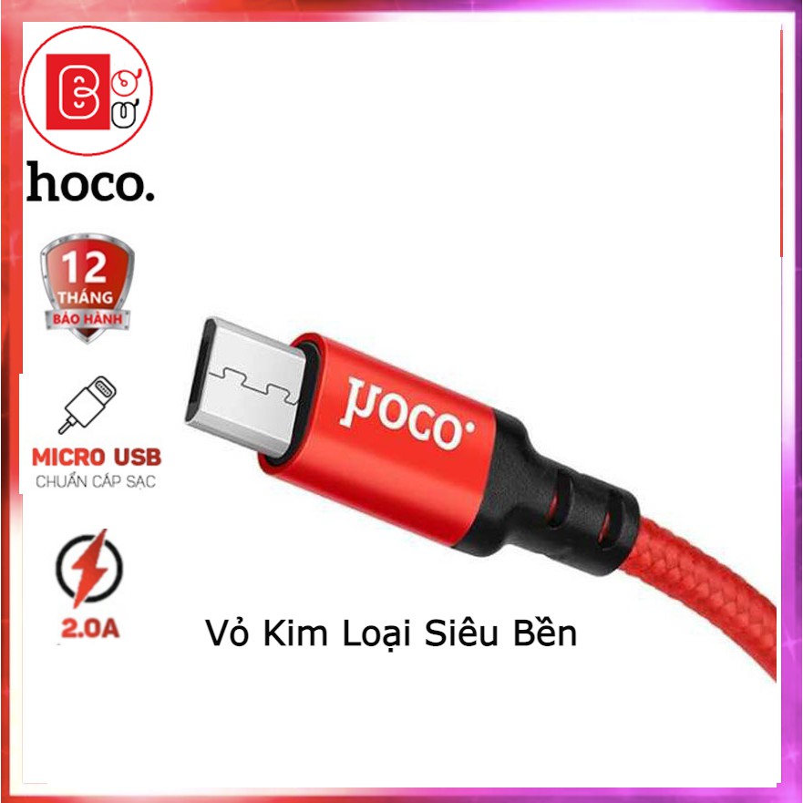 [Bh 12Th] Dây cáp sạc nhanh Hoco X14 Micro, CHÍNH HÃNG, dành cho Samsung, Oppo, Vivo, V.v.. – Bơ Bư