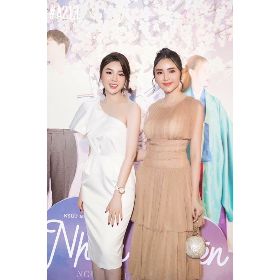 Đầm Dự Tiệc ⭕FREESHIP ⭕Đầm Nữ Trắng Lệch Vai Nơ To | BigBuy360 - bigbuy360.vn