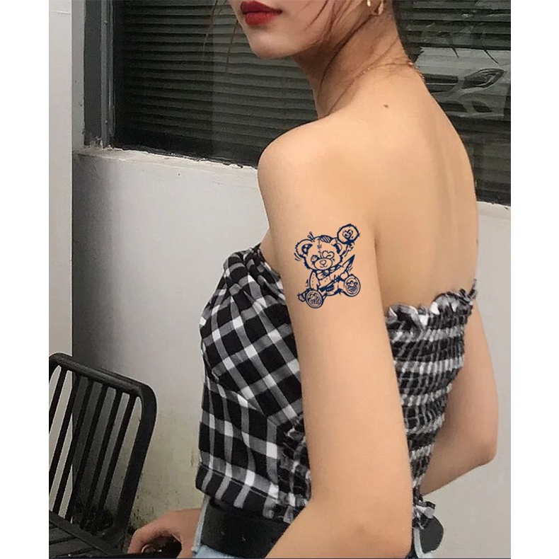 Set 30 Hình Xăm Dán Trang Trí Cổ / Ngón Tay / Mặt / Hình Xăm Thảo Dược Bán Vĩnh Viễn Chống Nước Không Phản Quang Cho Nam Và Nữ