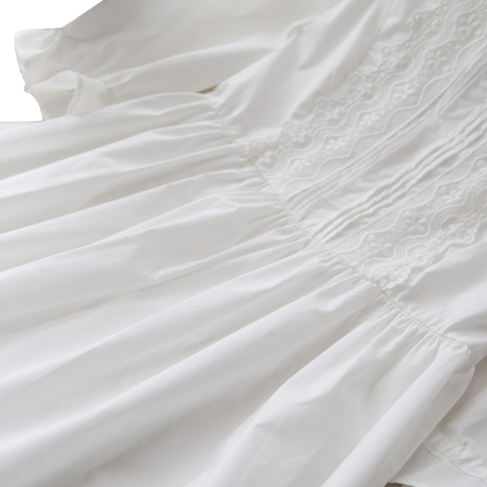 FREESHIP ĐƠN 99K_ Đầm babydoll phối ren và nhún bèo xinh xắn dành cho nữ