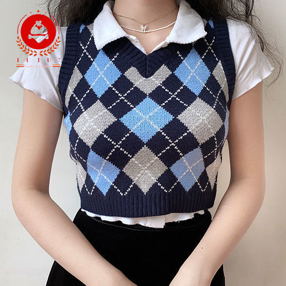 Áo Len Không Tay Thân Ngắn Thời Trang Dành Cho Phụ Nữ | BigBuy360 - bigbuy360.vn