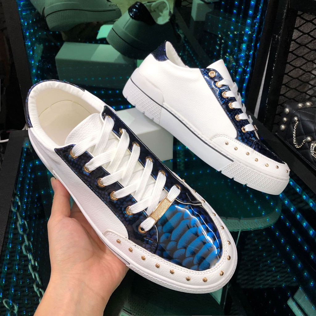 Giày Thể Thao Nam Da Poly Synthetic Cao Cấp Kiểu Thiết Kế Vảy Rồng Sang Trọng LC26 | BigBuy360 - bigbuy360.vn