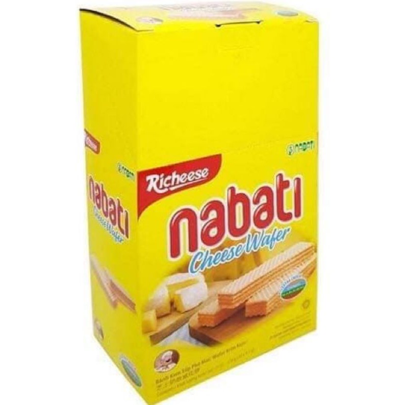 🧀 BÁNH XỐP MỀM NHÂN PHÔ MAI NABATI 20 THANH X 16GR (ĐỒ ĂN VẶT)