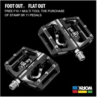 Pedal Xe Đạp 1 Mặt Can 1 Mặt Phẳng RaceWork XTS