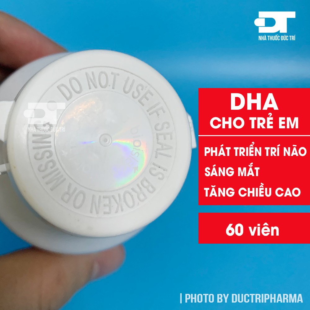 Bioisland DHA For Kid [Úc] - DHA Cho Bé - 60 Viên