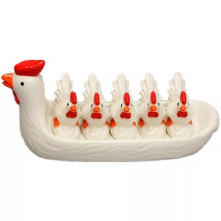 Combo dụng cụ gác đũa con Gà đáng yêu