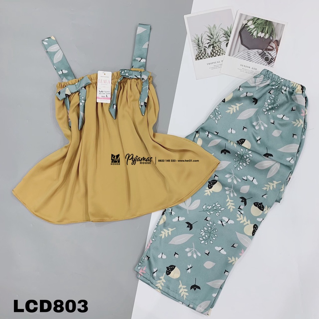 Bộ Đồ Ngủ - Đồ Mặc Nhà Satin Hai Dây Quần Dài - Luala Pyjamas | BigBuy360 - bigbuy360.vn