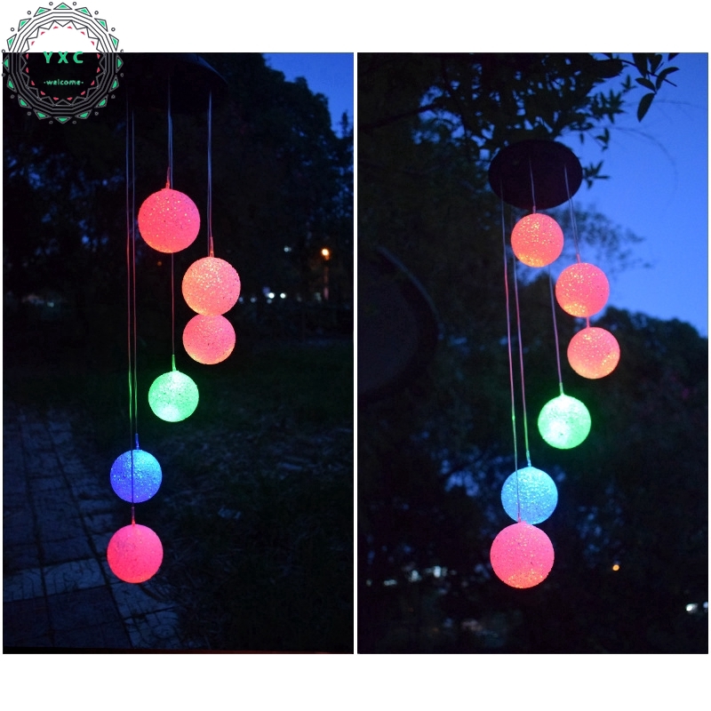 Đèn LED chuông gió chống thấm nước , sử dụng năng lượng mặt trời