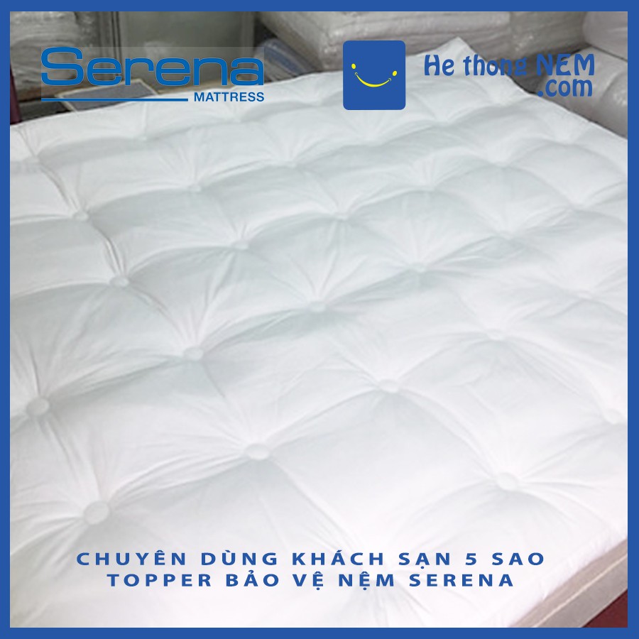 Tấm Topper Serena Diamond đa năng cao cấp bảo vệ nệm chuẩn khách sạn 5 sao - Hệ Thống Nệm