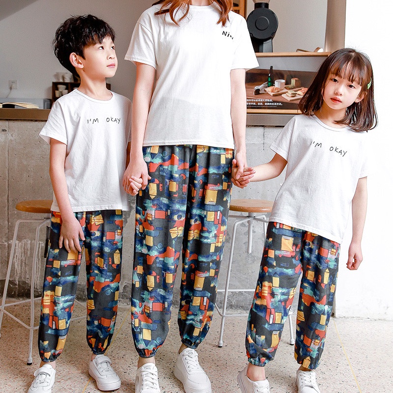 Quần Cotton Ống Rộng 100-150cm Thời Trang Xuân Hè Cho Bé