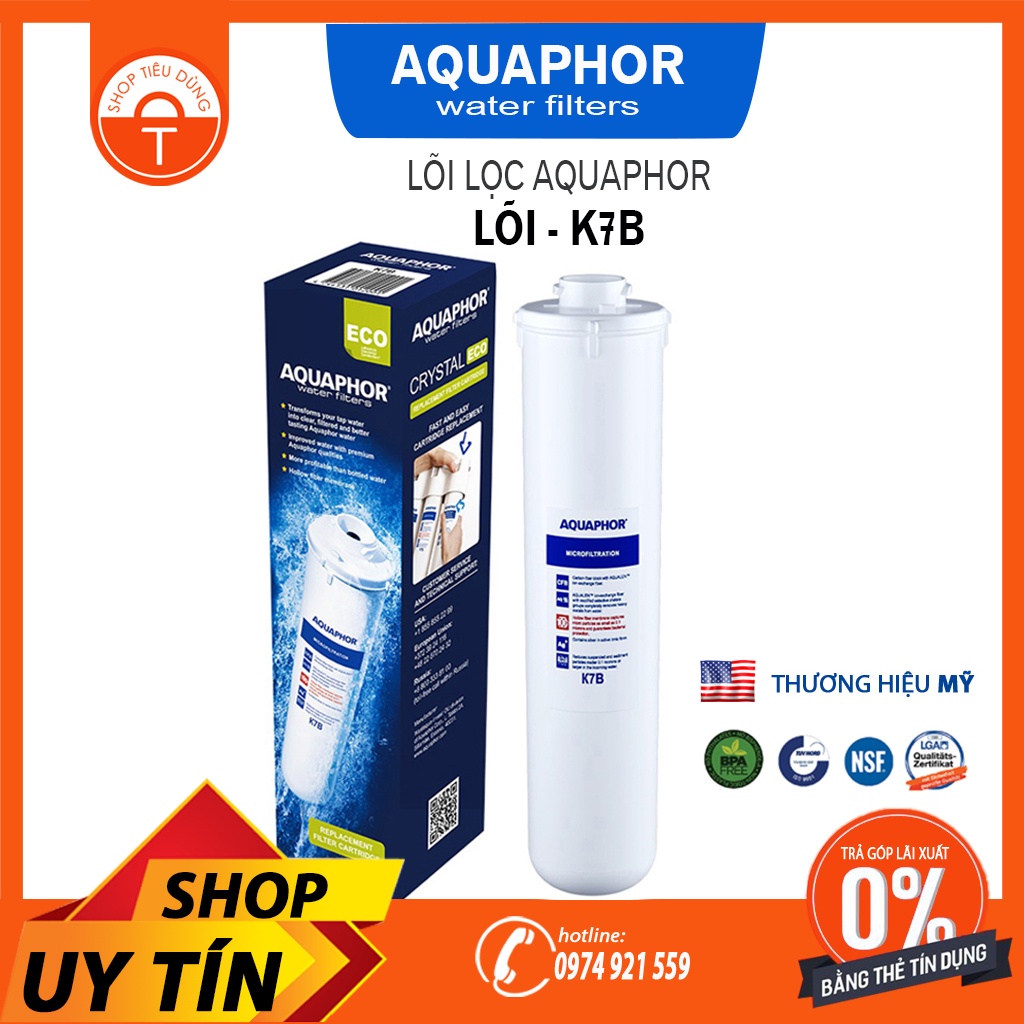 Combo 4 Lõi Lọc Nước Nano Aquaphor Crystal Eco H