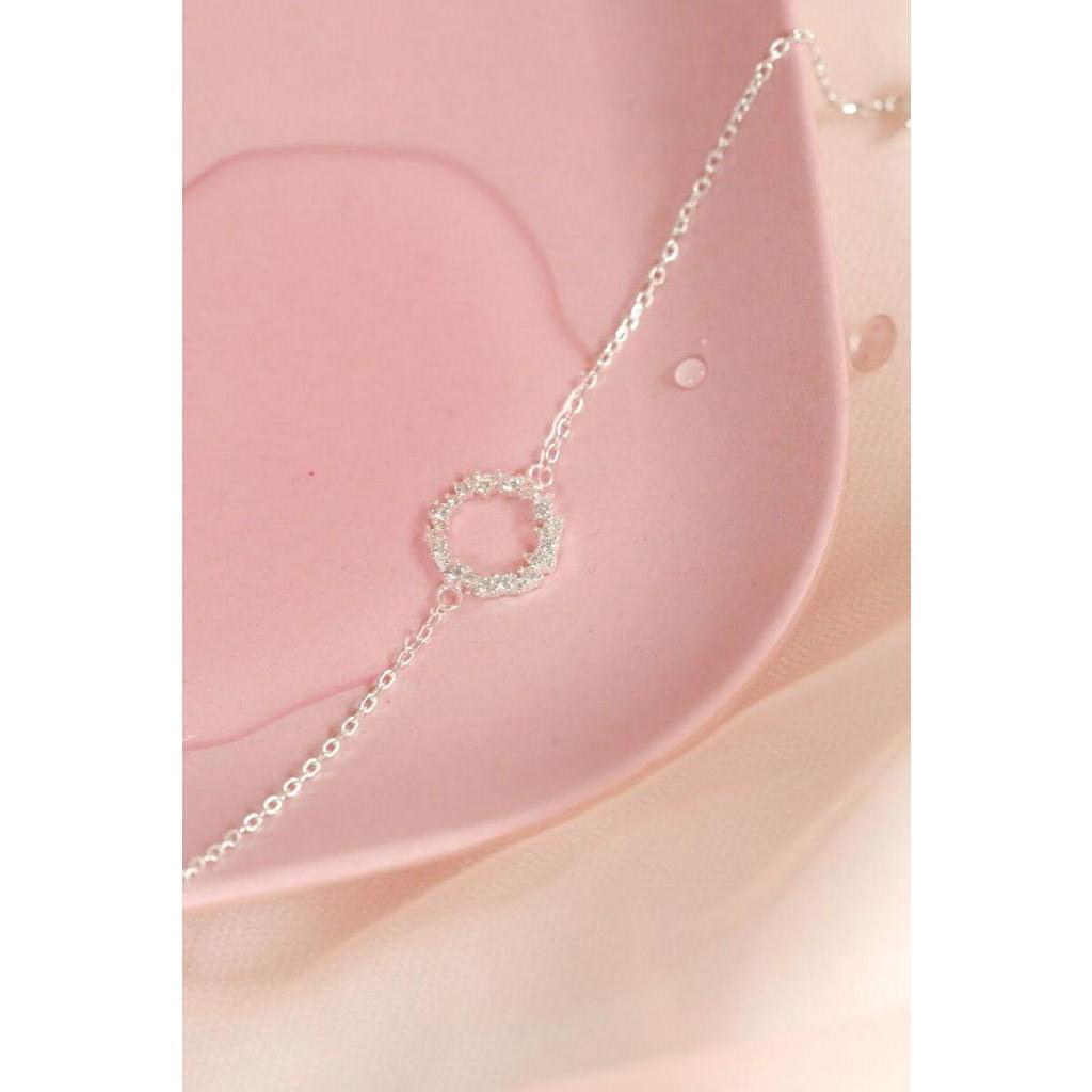 Vòng Tay, Lắc Tay Bạc Nữ BLING IT Huyền Thoại Biển Xanh, Đính Đá Cao Cấp Sang Trọng - BIVT115