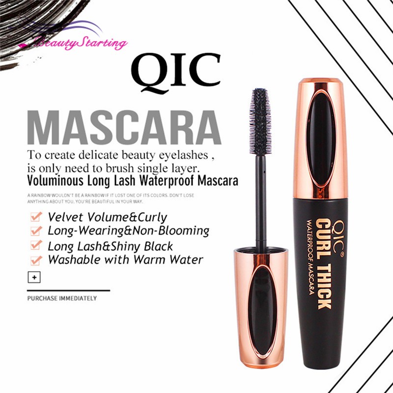 [Hàng mới về] Mascara chuốt mi sợi tơ 4D QIC chống thấm nước cao cấp | BigBuy360 - bigbuy360.vn