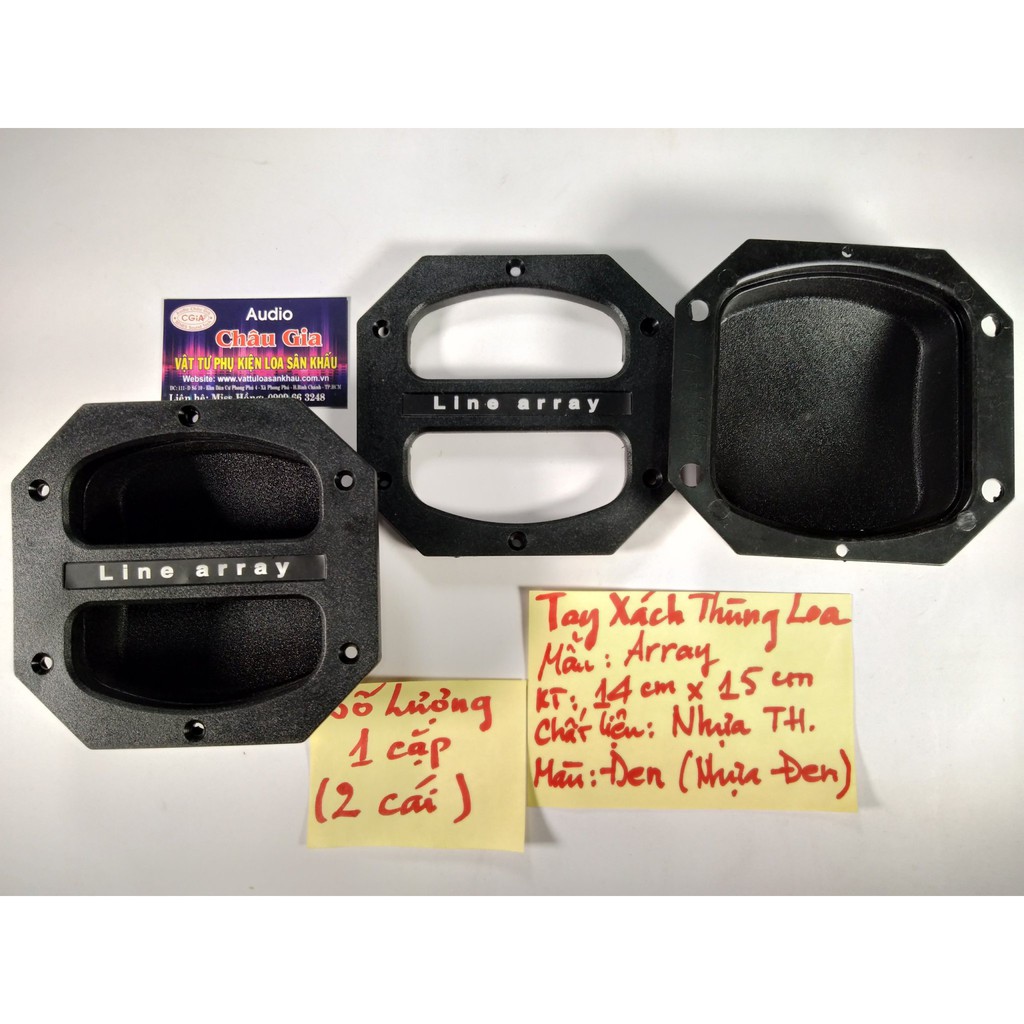 Tay xách thùng loa array bằng nhựa 2 cái Audio Châu Gia