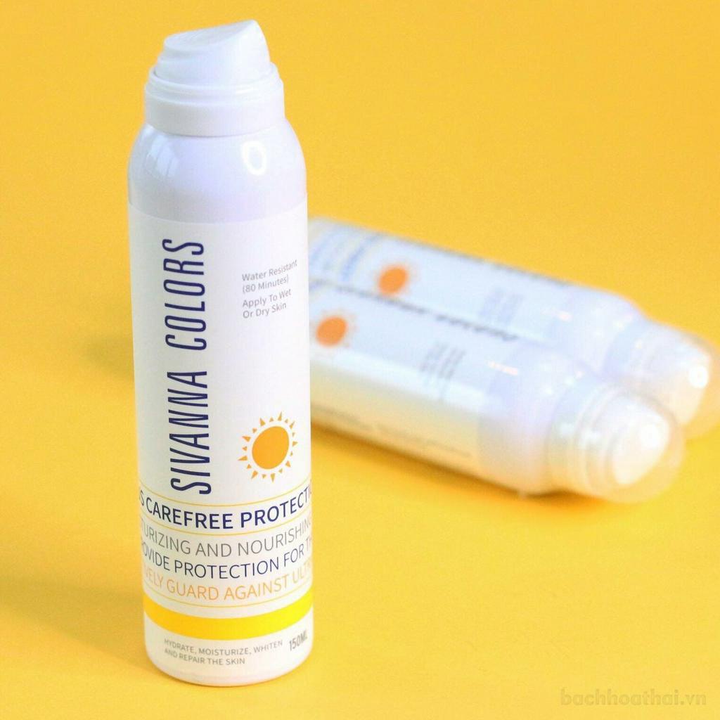 Xịt chốnǥ nắng Sivanna Colors Cactus Carefree Protection Spray
