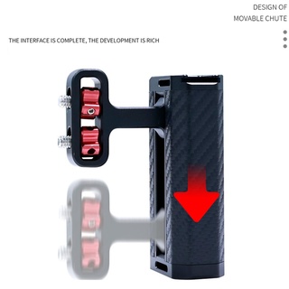 GODD Side Handle Foldaable Grip for Both Left Right Built-in Cold Shoe Lightweight