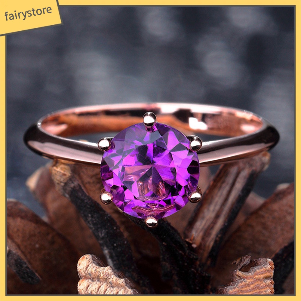 Nhẫn Hợp Kim Đính Đá Ruby Nhân Tạo Thời Trang Cho Nữ