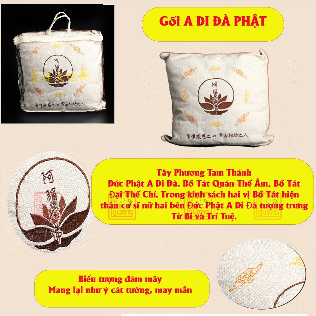 Gối phong thủy rẻ đẹp chiêu tài lộc, may mắn, bình an, cát tường, công danh sự nghiệp thăng tiến - TÔ TÂM QUANG