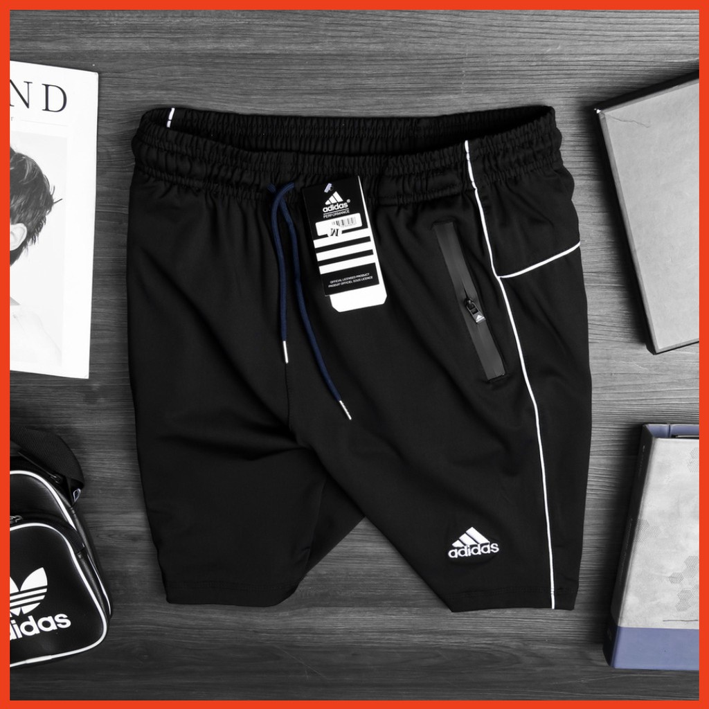 Quần short thể thao nam, quần đùi tập gym nam chất liệu thun poly mịn mát QS20 | BigBuy360 - bigbuy360.vn