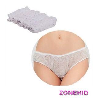 sét 5 quần lót giấy cho mẹ bầu và sau sinh, quần lót bầu mặc một lần, quần lót nữ kháng khuẩn