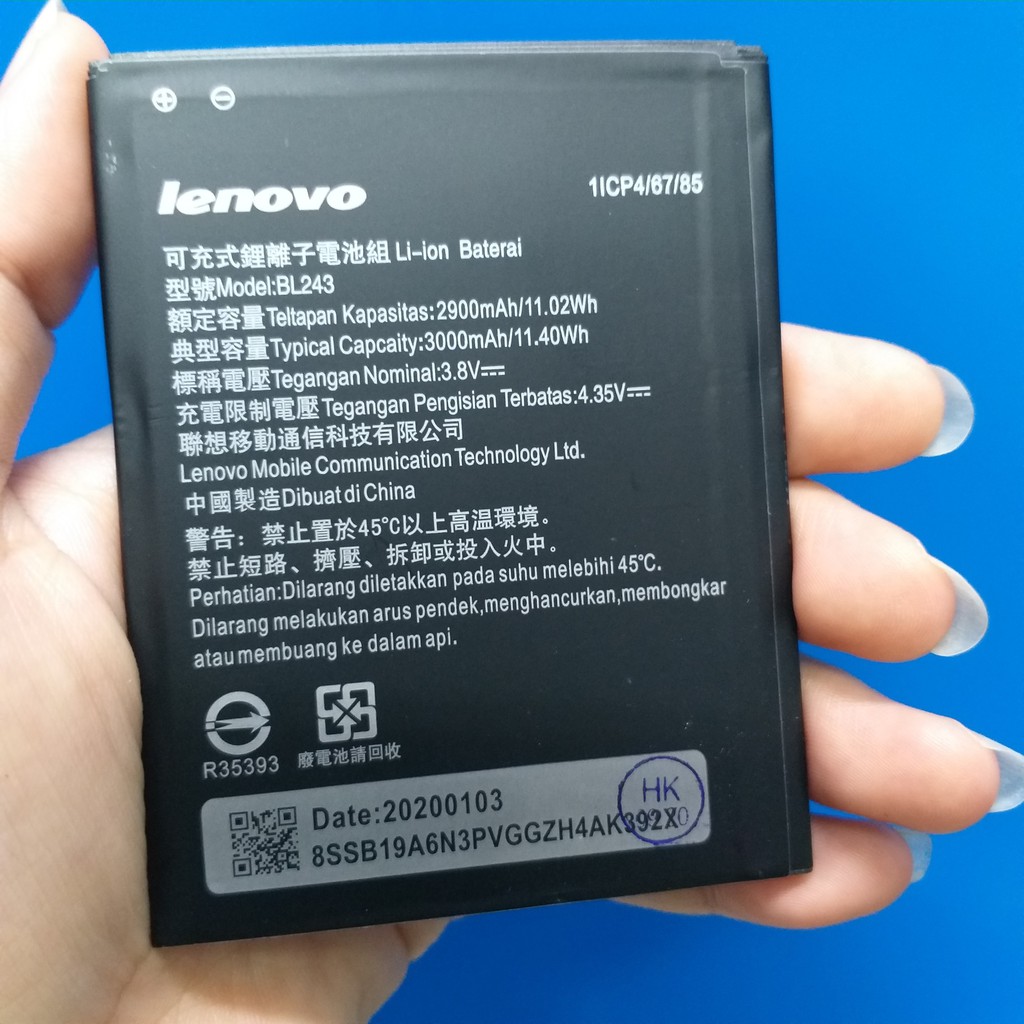 Pin Lenovo K3 Note A7000  A7000 Plus BL243 Chính Hãng