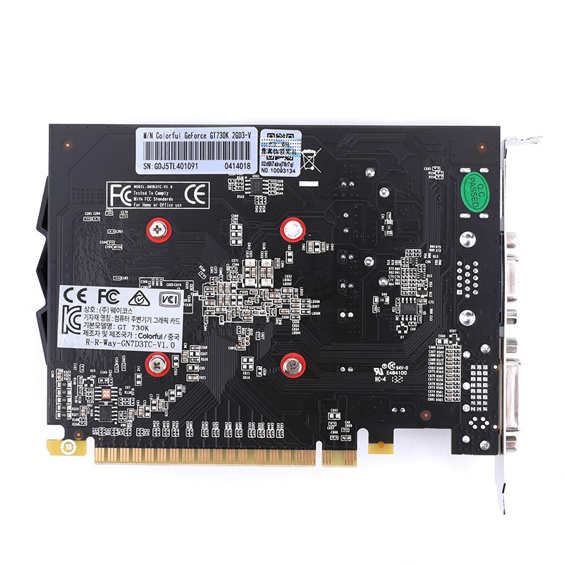 [Mã 44ELSALE2 giảm 7% đơn 300K] Card Màn Hình Colorful GT 730K 2GB D3 V