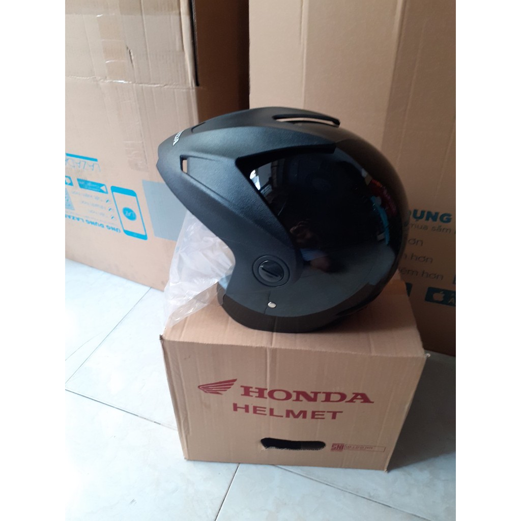 Mũ Bảo Hiểm 3/4 Honda TRX3 Nhập Khẩutheo Xe Sonic Từ Indonesia