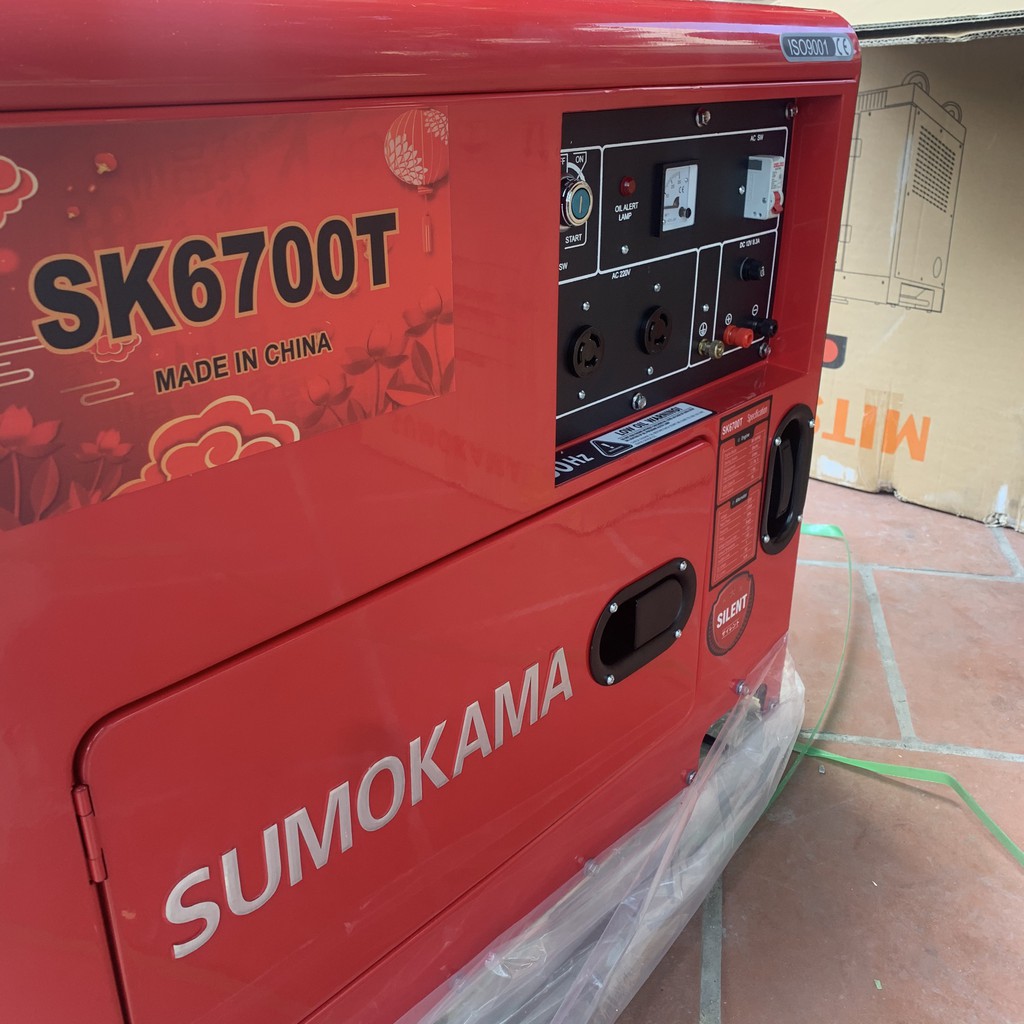 Máy Phát Điện Chạy Dầu 5Kw Sumokama SK6700T