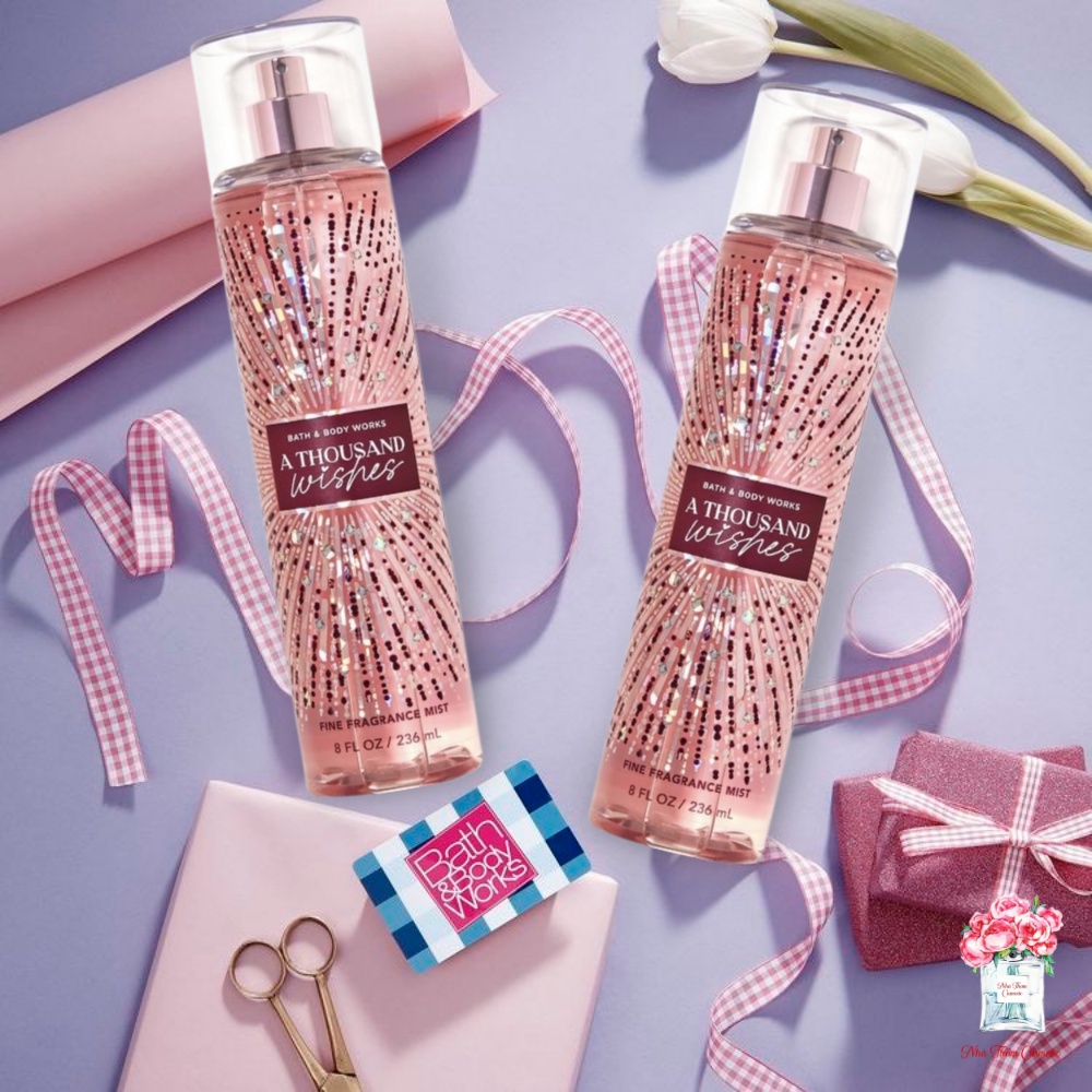 Xịt Thơm Toàn Thân Body Mist Bath & Body Works A Thousand Wishes Hương Thơm Ngọt Ngào 236ml