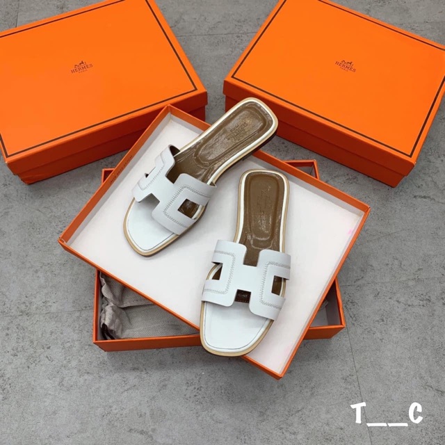 Dép lê hm viền chỉ cao cấp 3 màu