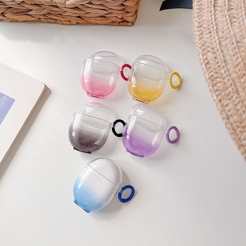 Vỏ Bảo Vệ Hộp Sạc Tai Nghe Redmi Buds 4 Redmi Airdots 3 Pro Bằng TPU Mềm Trong Suốt Màu Gradient