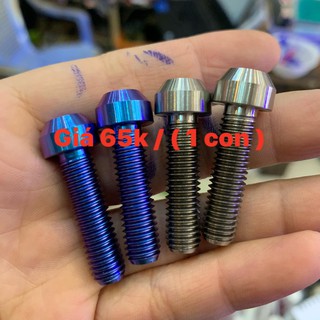 Ốc GR5 Titanium 8 ly 3 phân đầu trụ (M8*30) bắt gác chân sau, chảng ba, cùm ghi đông và nhiều vị trí có cùng kích thước