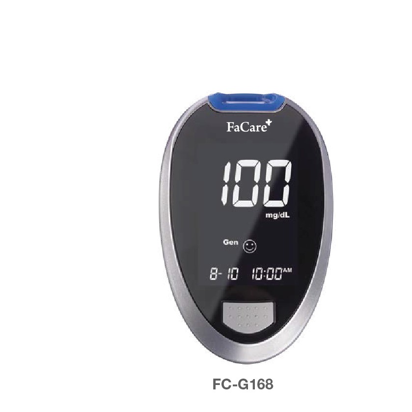Máy đo đường huyết chính hãng FaCare FC-G168 tích hợp Bluetooth - Tặng que thử, kim lấy máu, túi bảo vệ môi trường