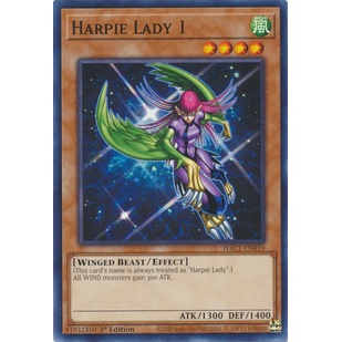 Thẻ Bài YuGiOh Harpie Lady 1 - HAC1-EN010 - Common 1st Edition