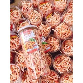 Mực xé sợi hấp nước dừa 200gr 250gr & 300gr