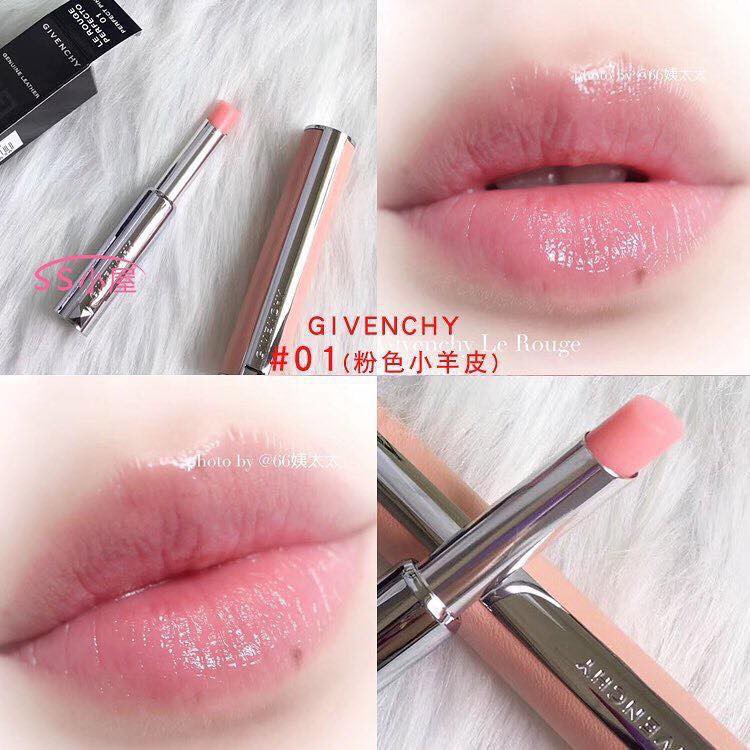 Lịch sử giá Son dưỡng môi Givenchy Le Rouge Perfecto 01 Perfect Pink cập  nhật 4/2023 - BeeCost