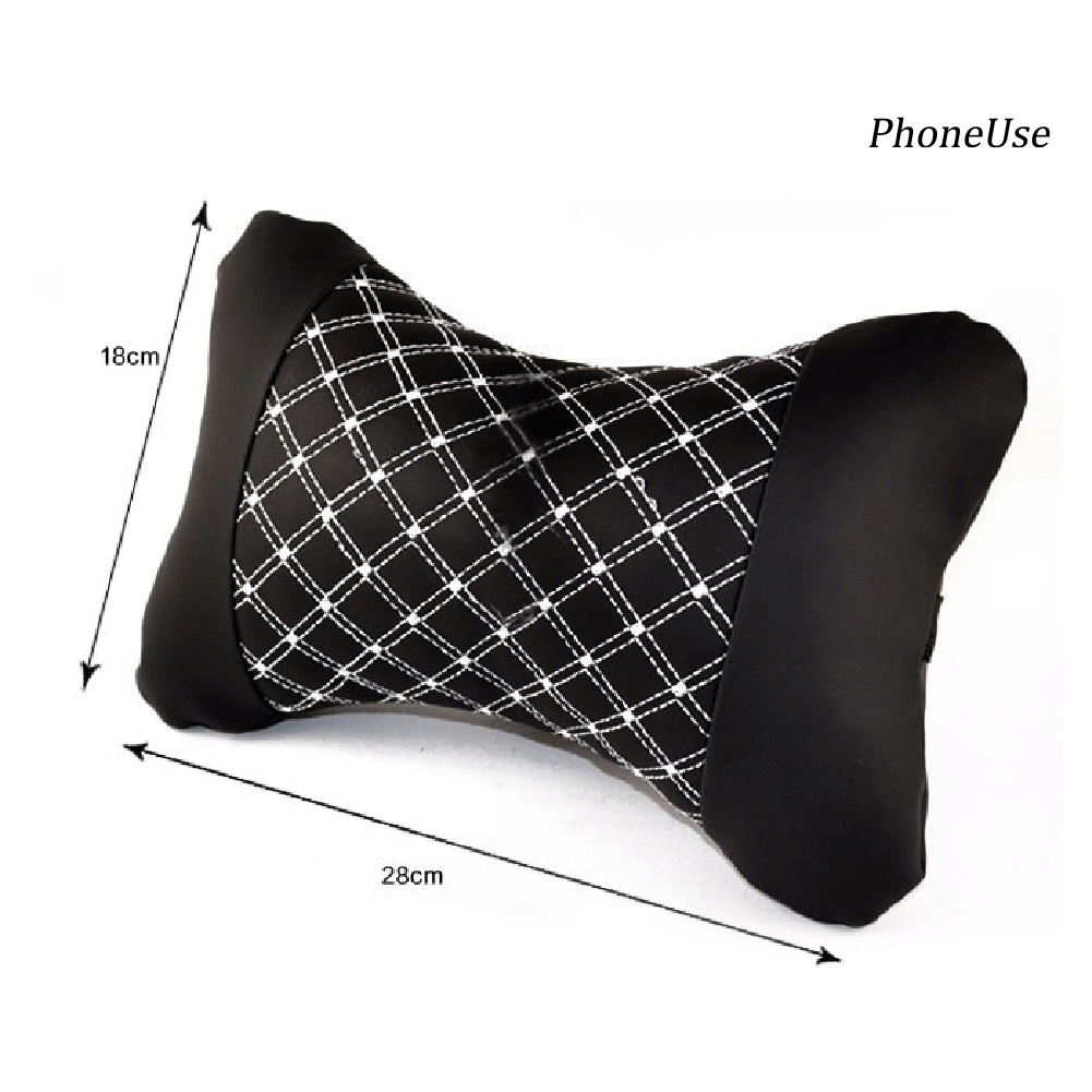 Gối Kê Cổ Bằng Da PU Lót Ghế Ngồi Xe Hơi