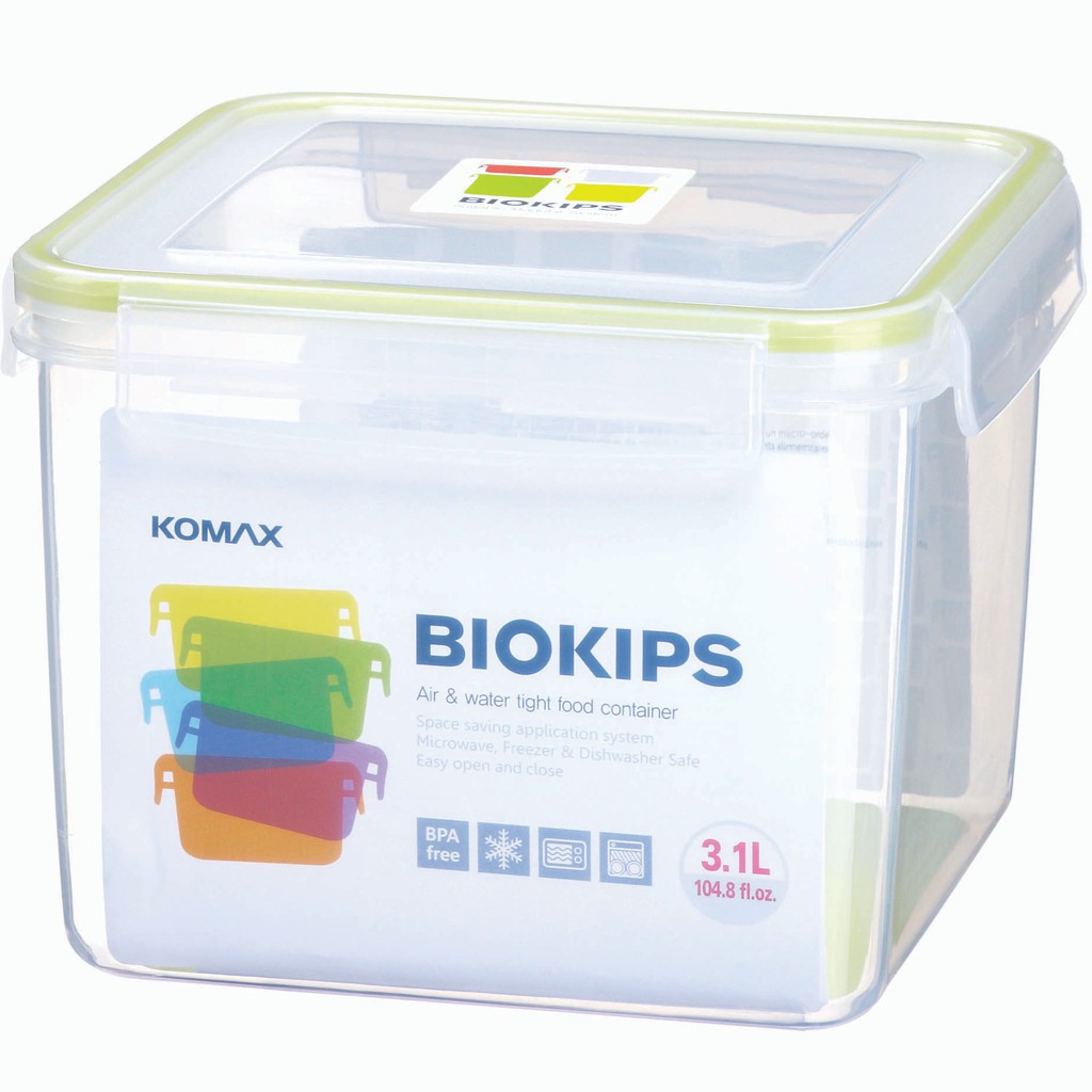 Hộp nhựa vuông 3.1L, Komax, Hàn  Quốc - 71523