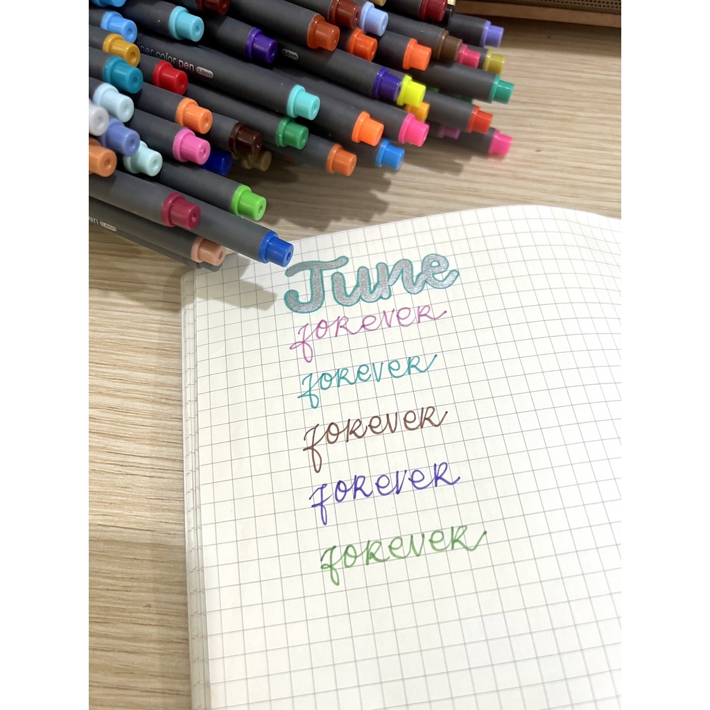 Bộ 100 bút màu fineliner 0.4mm xuất dư ôm lô