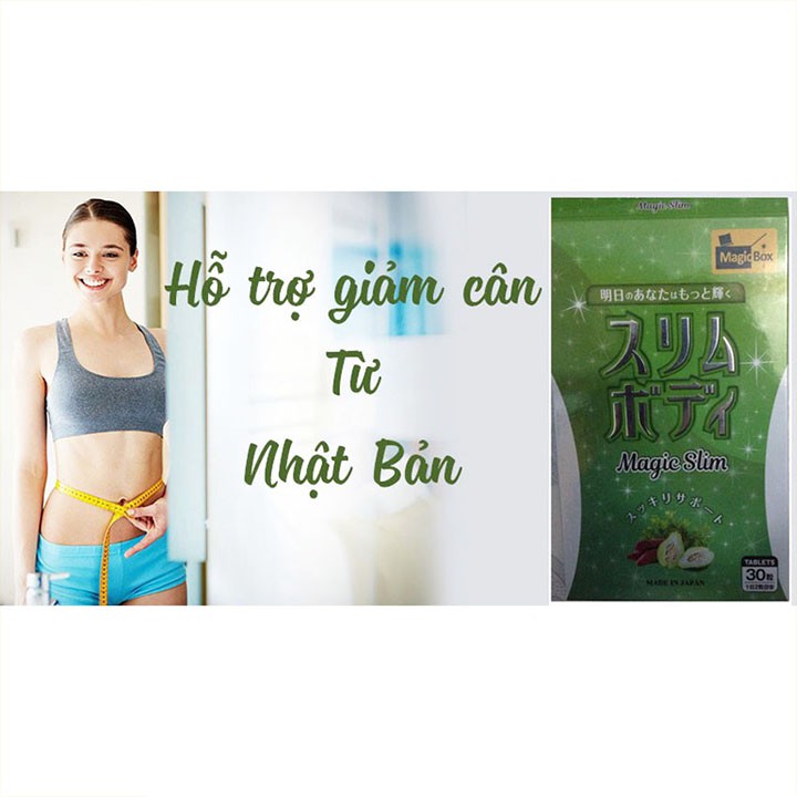 Viên Uống Giảm Cân Nhật Bản Magic Slim - Hộp 30 viên