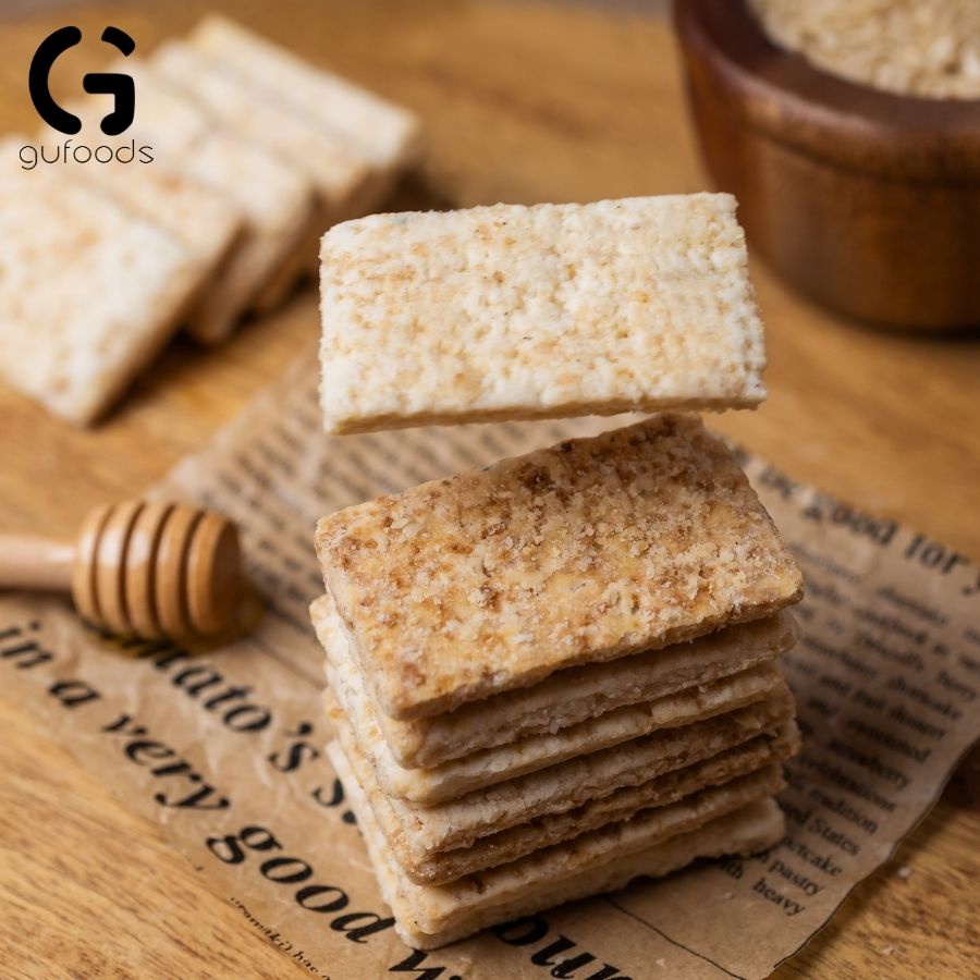 Bánh gạo lứt mầm GUfoods - Ăn kiêng, Thực dưỡng, Thuần tự nhiên (150g/300g/500g)