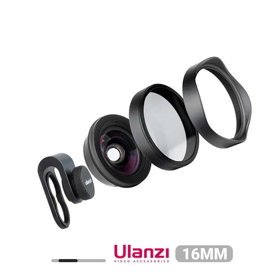 ULANZI 16MM - Lens Góc Rộng Kèm Filter CPL Dành Cho Điện Thoại