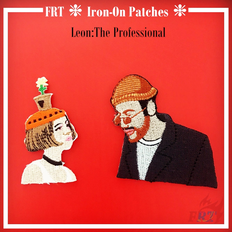 ☸ Miếng Dán Tự Dính In Hình Phim Leon: The Chuyên Nghiệp ☸ 1 Miếng Vá Ủi Quần Áo Hình Huy Hiệu (Leon- Series 03)