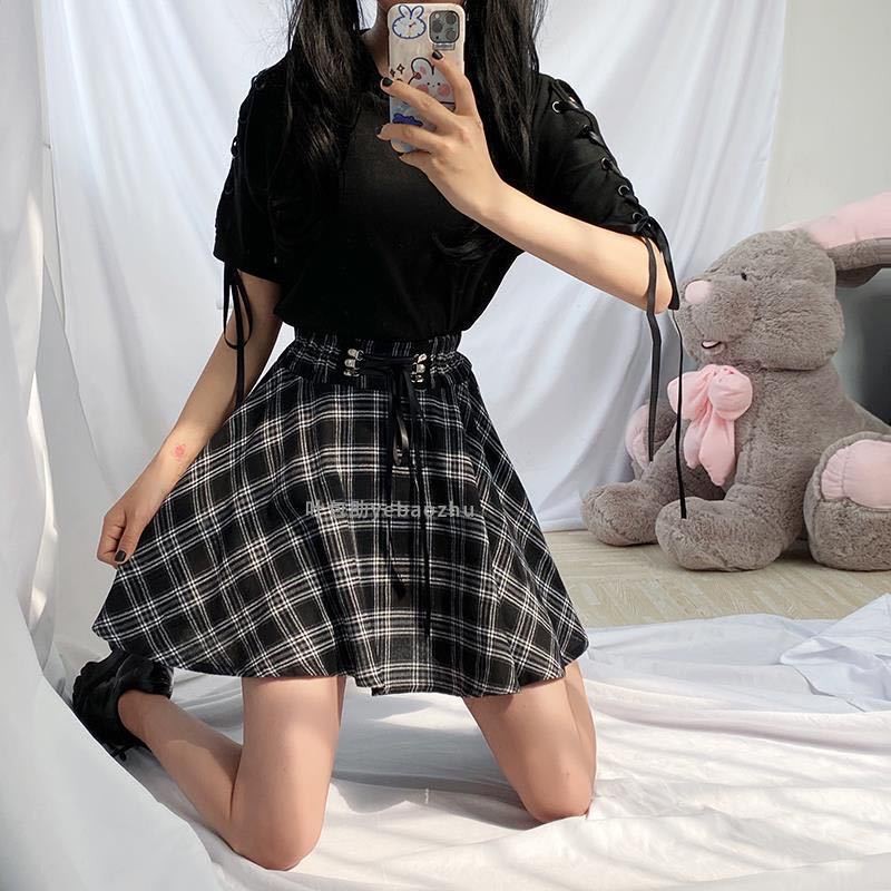 Bộ Áo Sweater + Chân Váy Lưng Cao Xinh Xắn Dành Cho Nữ | BigBuy360 - bigbuy360.vn