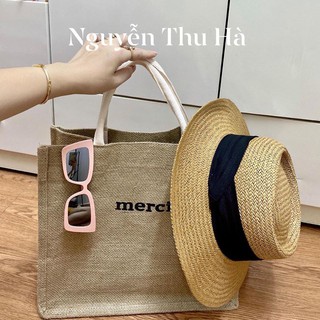 [SẴN] - Túi xách cói Merci phong cách Vintage siêu hót