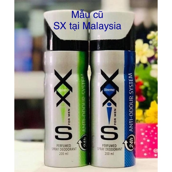 Nước Hoa Xịt Khử Mùi Toàn Thân XXIS 200ml cho nam