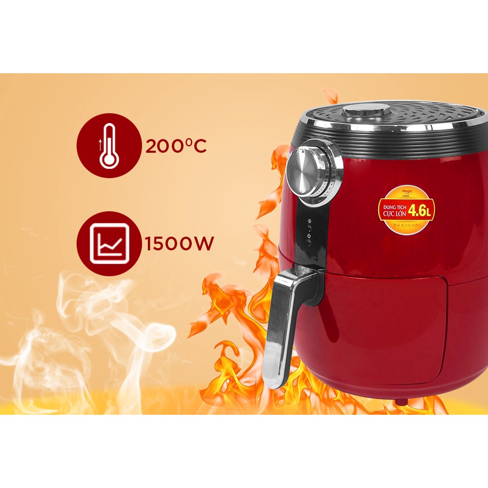 Nồi Chiên Không Dầu Magic A-802 (4.6 Lít)